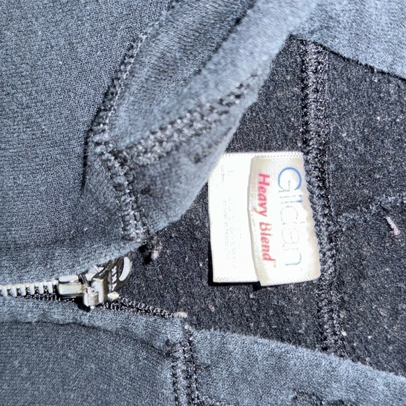 Gildan Black Women's Crew Neck Sweater - Picture 5 of 5